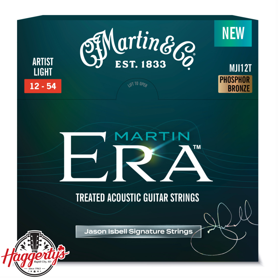 Martin Era MJI12T Jason Isbell Premium Treated Guitar Strings - Artist Light 12-54