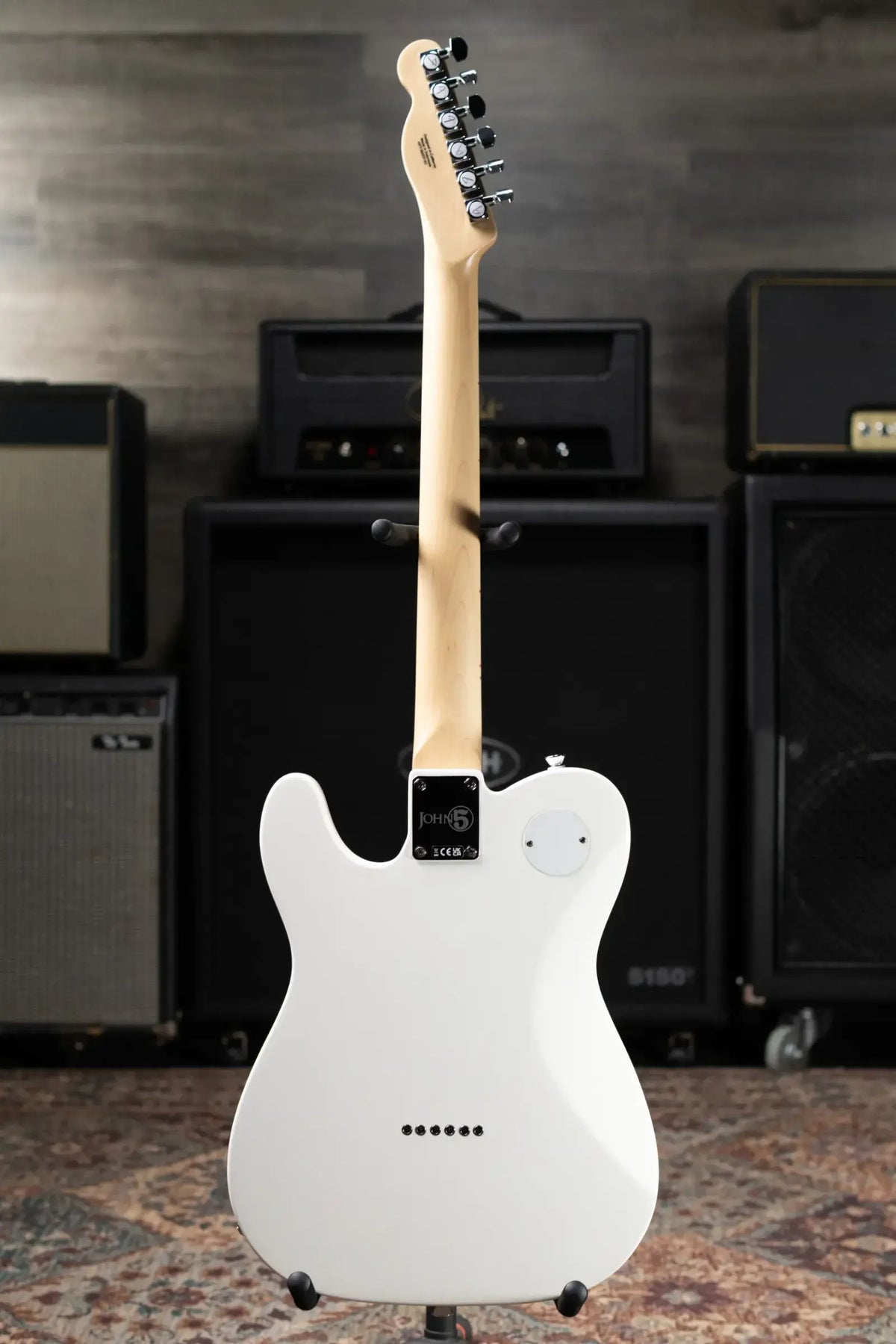Fender John 5 Ghost Telecaster Electric Guitar - Arctic White