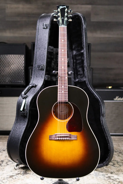 Gibson J-45 Standard HiFi DNA Acoustic/Electric Guitar - Vintage Sunburst with Hardshell Case