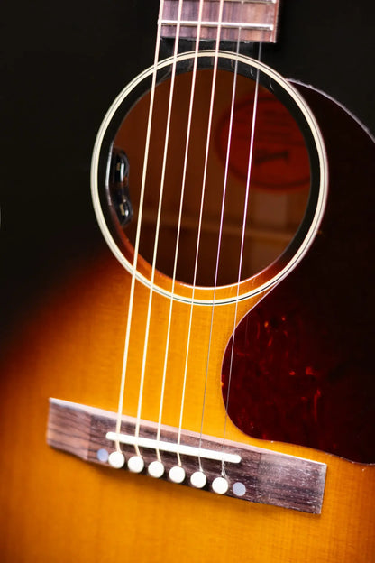 Gibson LG-2 50s Original Acoustic/Electric Guitar - Vintage Sunburst with Hardshell Case