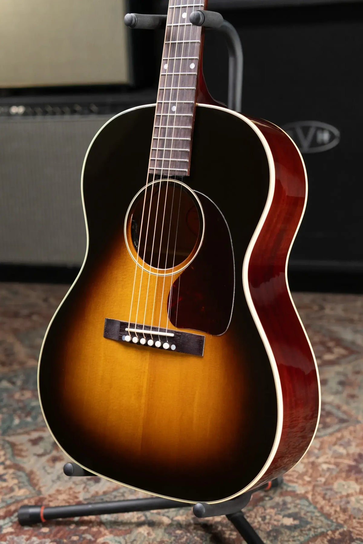 Gibson LG-2 50s Original HiFi DNA Acoustic/Electric Guitar - Vintage Sunburst with Hardshell Case