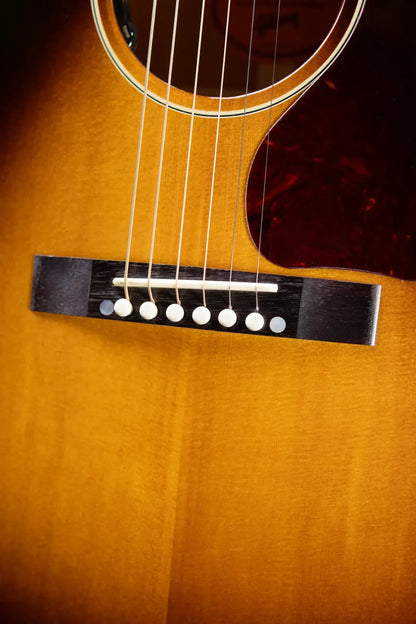 Gibson LG-2 50s Original HiFi DNA Acoustic/Electric Guitar - Vintage Sunburst with Hardshell Case