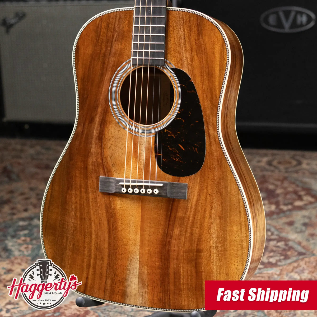 Martin O'ahu HG-28K2 Acoustic Guitar with Hardshell Case
