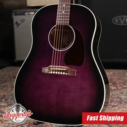 Gibson J-45 Standard Dreadnought Acoustic/Electric Guitar - Purple Burst with Hardshell Case