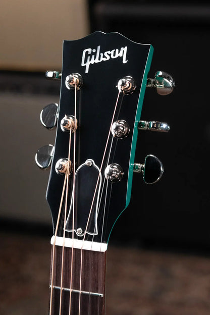 Gibson J-45 Standard Dreadnought Acoustic/Electric Guitar - Translucent Teal with Hardshell Case