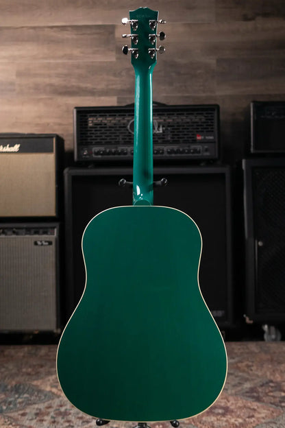 Gibson J-45 Standard Dreadnought Acoustic/Electric Guitar - Translucent Teal with Hardshell Case