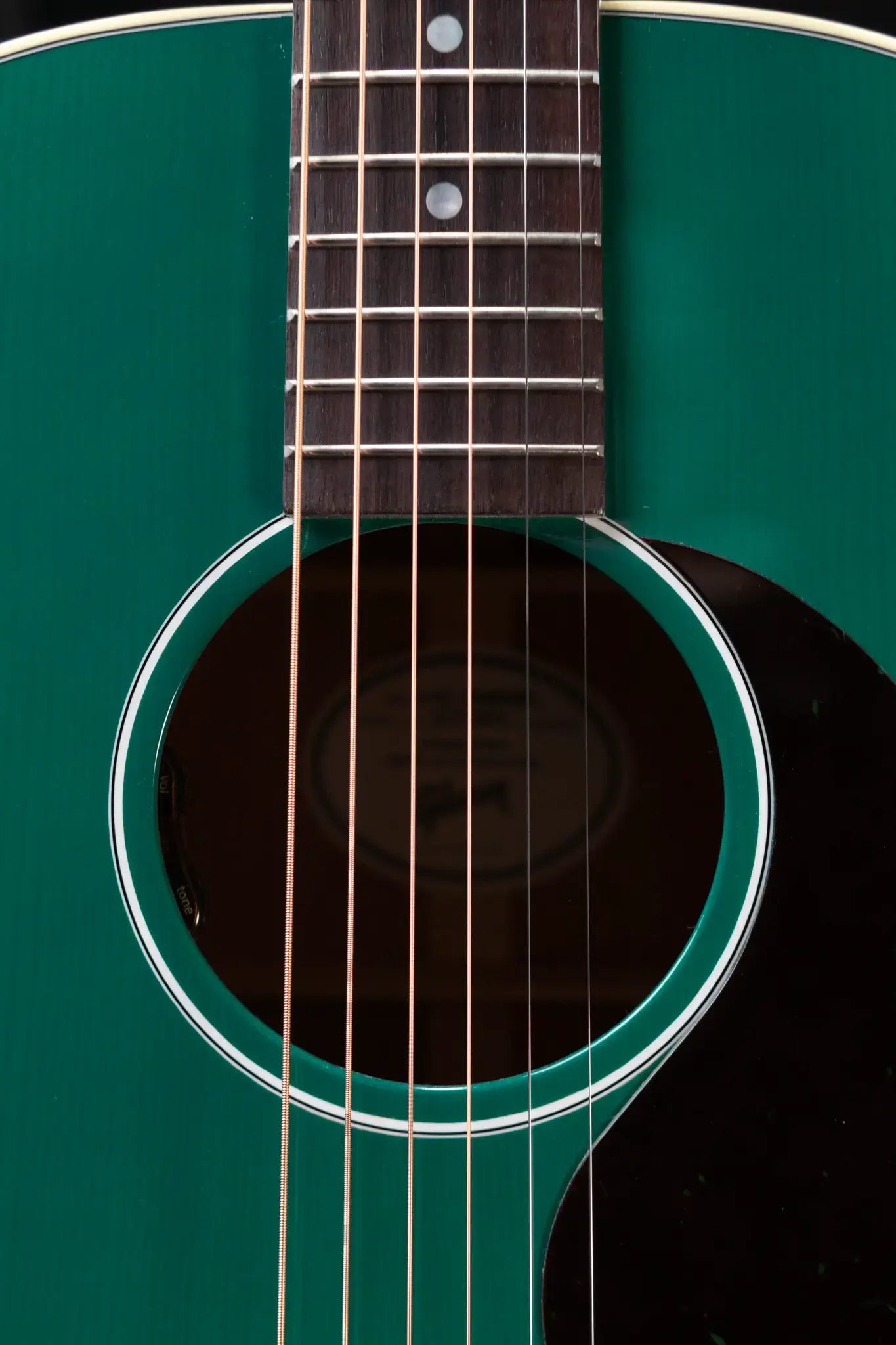Gibson J-45 Standard Dreadnought Acoustic/Electric Guitar - Translucent Teal with Hardshell Case