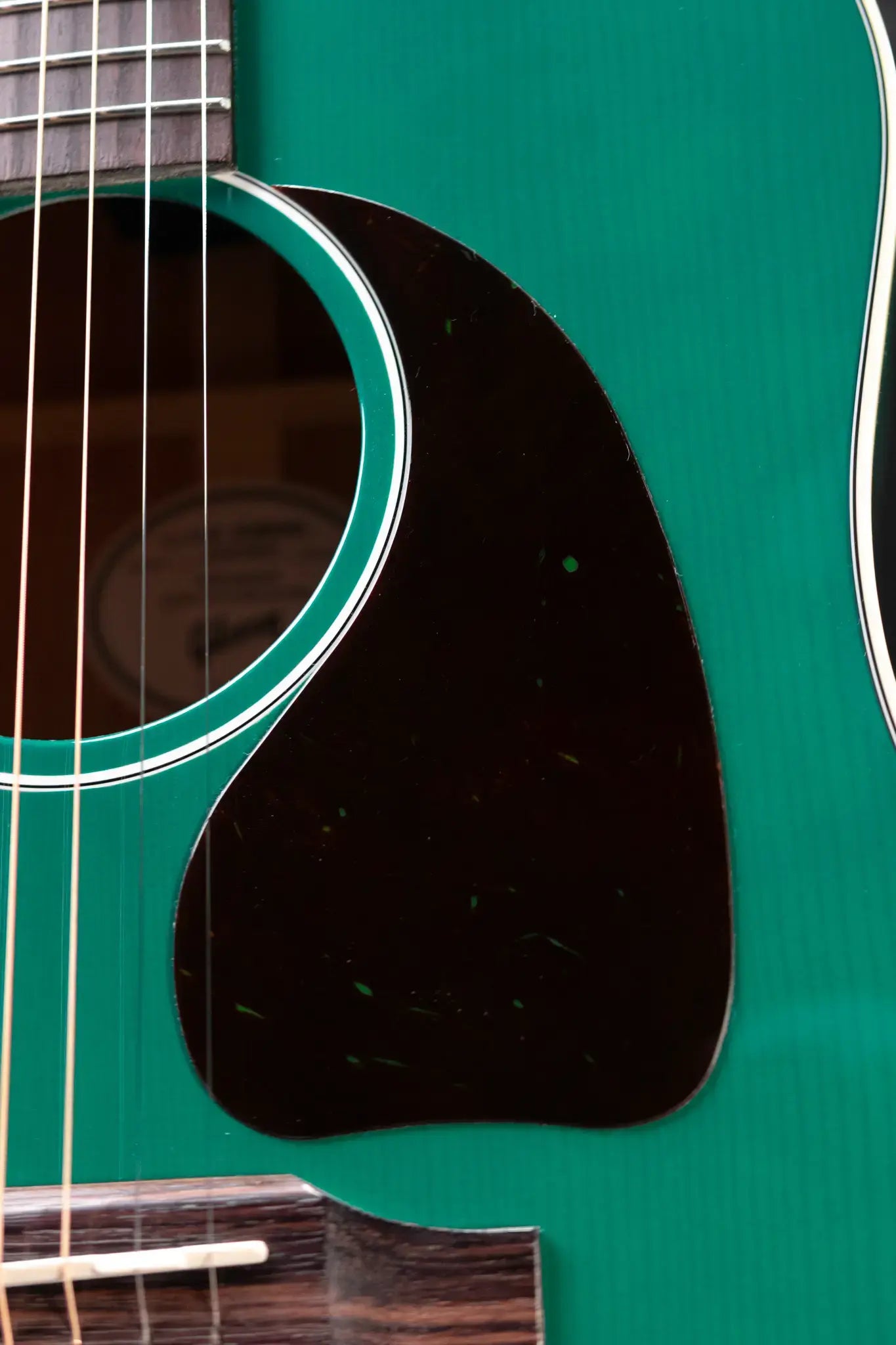 Gibson J-45 Standard Dreadnought Acoustic/Electric Guitar - Translucent Teal with Hardshell Case