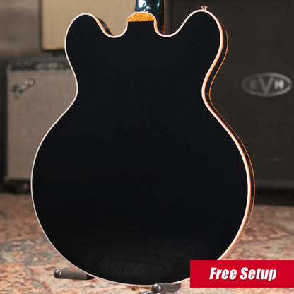 Gretsch Falcon Center Block LTD Electric Guitar with String-Thru Bigsby - Midnight Sapphire with Hardshell Case