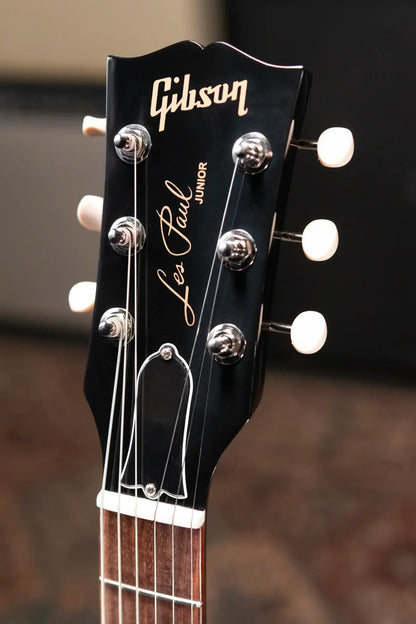Gibson Les Paul Junior Double Cut Electric Guitar - Ebony with Hardshell Case
