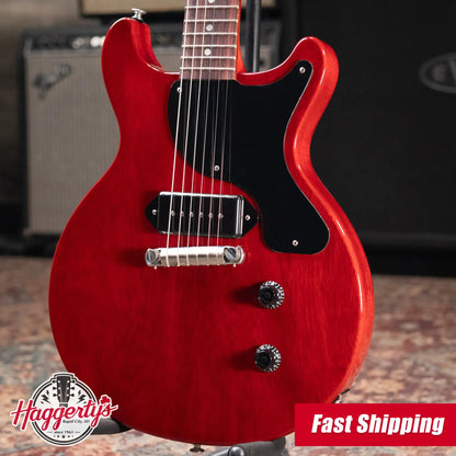 Gibson Les Paul Junior Double Cut Electric Guitar - Vintage Cherry with Hardshell Case