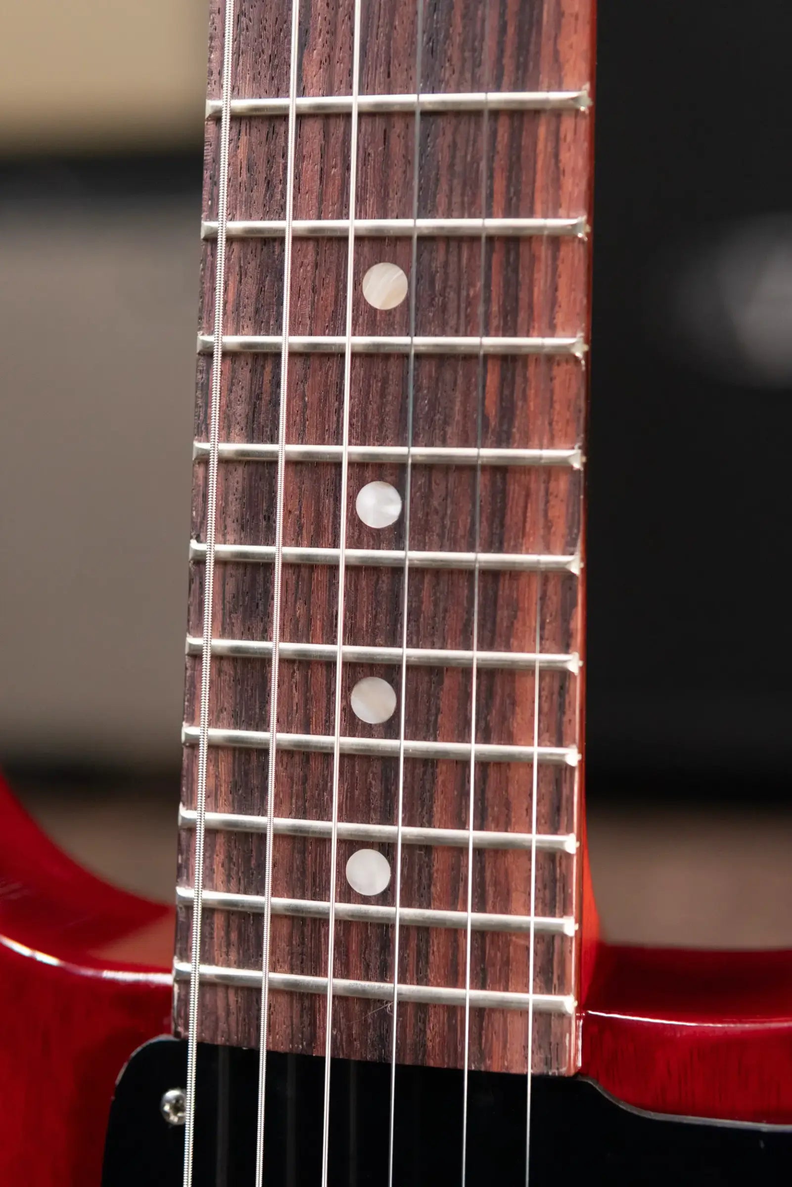 Gibson Les Paul Junior Double Cut Electric Guitar - Vintage Cherry with Hardshell Case