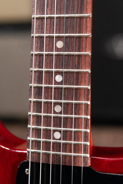 Gibson Les Paul Junior Double Cut Electric Guitar - Vintage Cherry with Hardshell Case