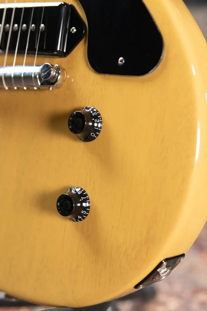 Gibson Les Paul Junior Double Cutaway Electric Guitar - TV Yellow with Hardshell Case