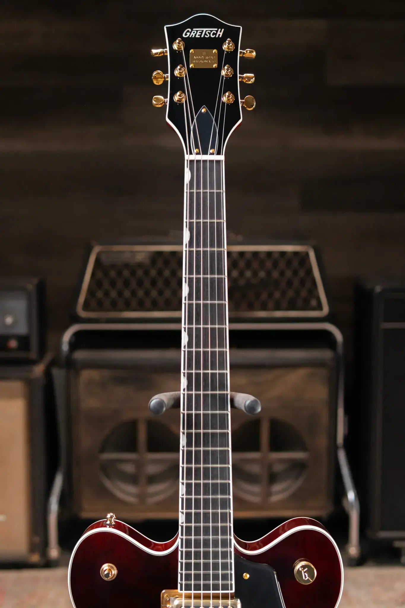 Gretsch Limited Edition Abbey Road Studiomatic Hollow Body with Bigsby Electric Guitar - Classic Walnut Stain with Hardshell Case