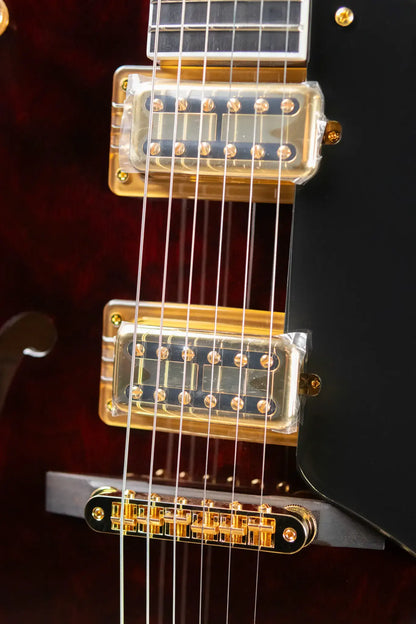 Gretsch Limited Edition Abbey Road Studiomatic Hollow Body with Bigsby Electric Guitar - Classic Walnut Stain with Hardshell Case