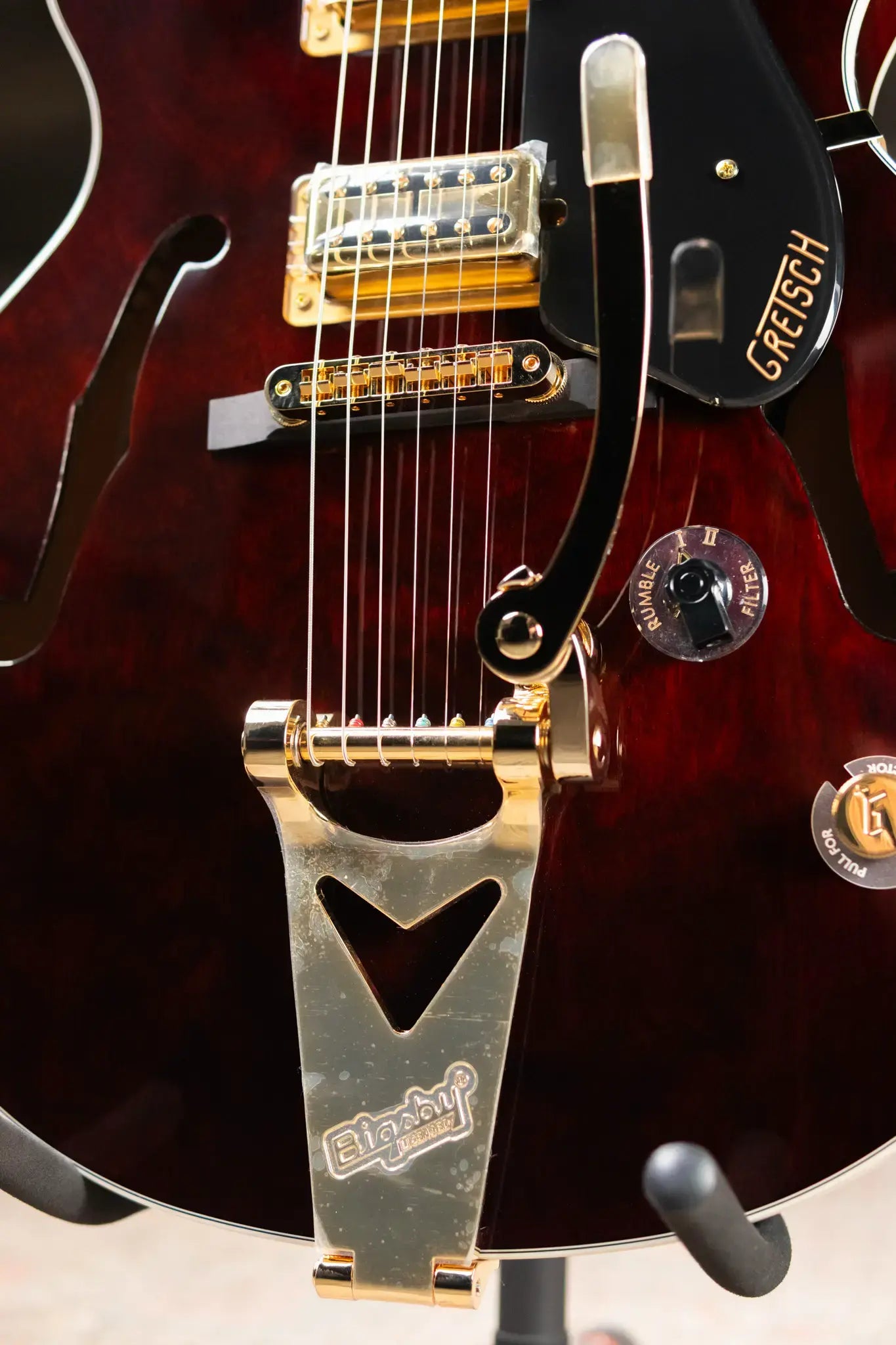 Gretsch Limited Edition Abbey Road Studiomatic Hollow Body with Bigsby Electric Guitar - Classic Walnut Stain with Hardshell Case