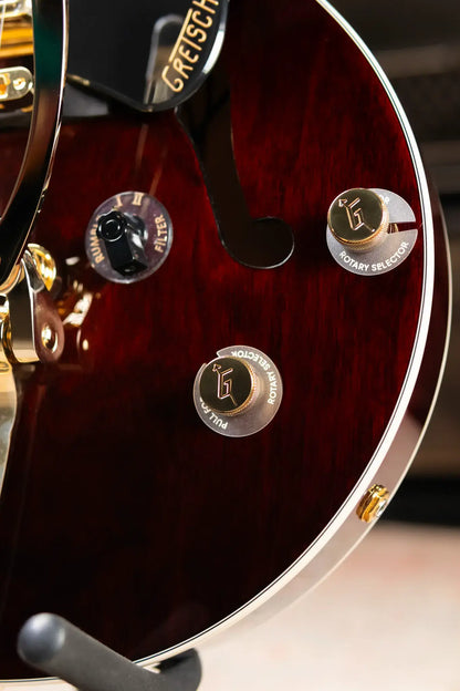 Gretsch Limited Edition Abbey Road Studiomatic Hollow Body with Bigsby Electric Guitar - Classic Walnut Stain with Hardshell Case