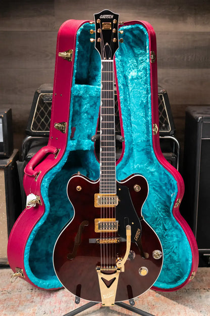 Gretsch Limited Edition Abbey Road Studiomatic Hollow Body with Bigsby Electric Guitar - Classic Walnut Stain with Hardshell Case