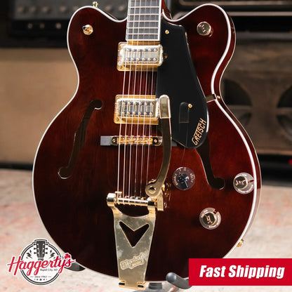 Gretsch Limited Edition Abbey Road Studiomatic Hollow Body with Bigsby Electric Guitar - Classic Walnut Stain with Hardshell Case
