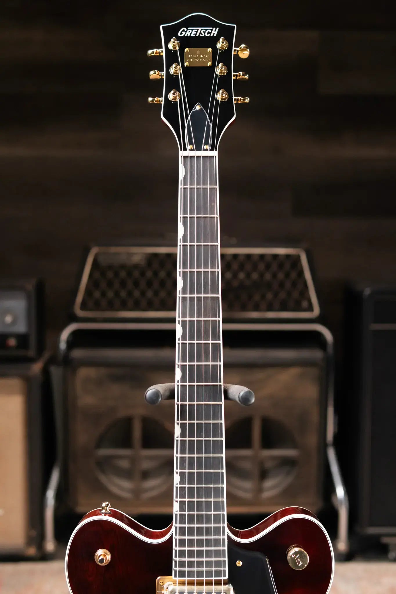 Gretsch Limited Edition Abbey Road Studiomatic Hollow Body with Bigsby Electric Guitar - Classic Walnut Stain with Hardshell Case