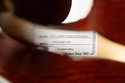 Gretsch Limited Edition Abbey Road Studiomatic Hollow Body with Bigsby Electric Guitar - Classic Walnut Stain with Hardshell Case