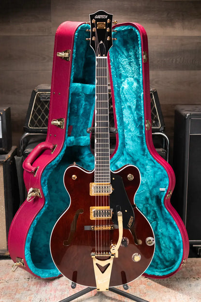 Gretsch Limited Edition Abbey Road Studiomatic Hollow Body with Bigsby Electric Guitar - Classic Walnut Stain with Hardshell Case