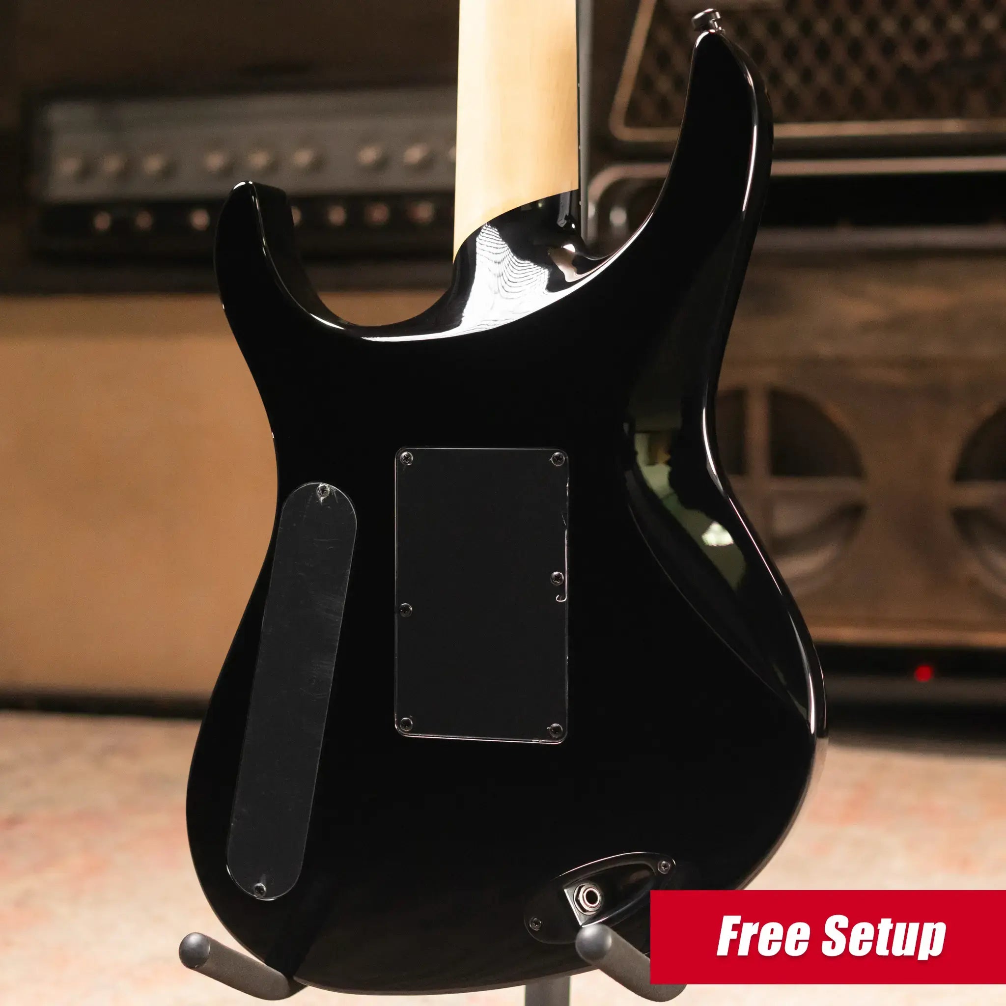 Jackson Pro Plus Series Signature Chris Broderick Soloist 7 String Electric Guitar - Transparent Black with Foam Core Case