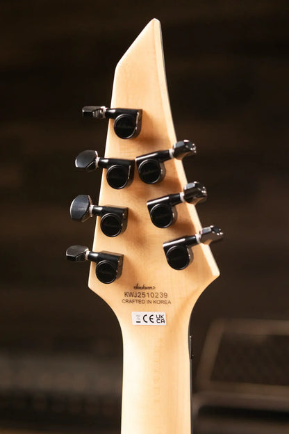 Jackson Pro Plus Series Signature Chris Broderick Soloist 7 String Electric Guitar - Transparent Black with Foam Core Case