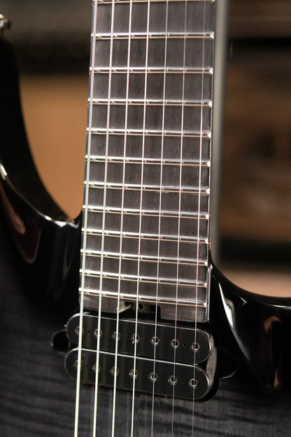 Jackson Pro Plus Series Signature Chris Broderick Soloist 7 String Electric Guitar - Transparent Black with Foam Core Case