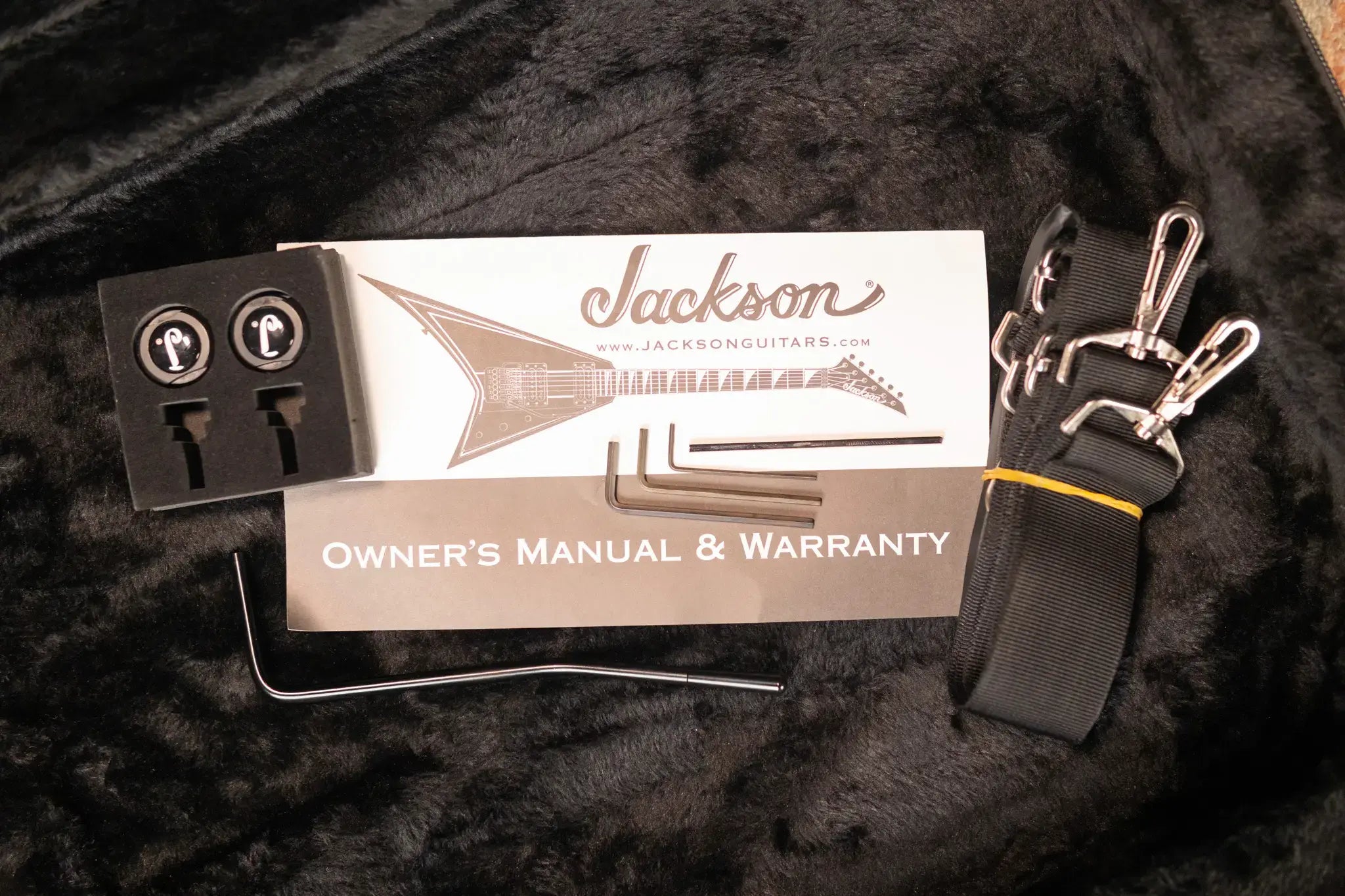 Jackson Pro Plus Series Signature Chris Broderick Soloist 7 String Electric Guitar - Transparent Black with Foam Core Case