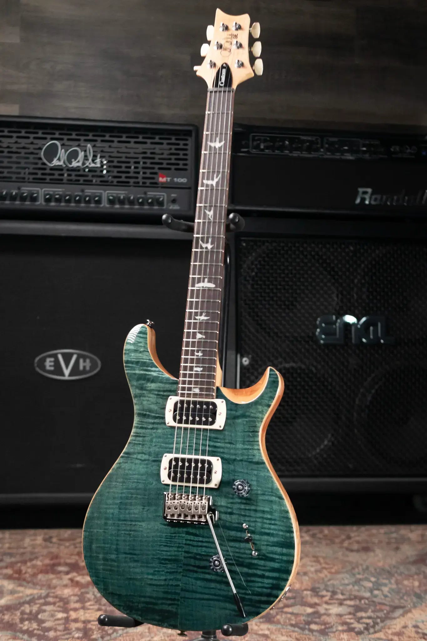 PRS SE Custom 24 Electric Guitar - Slate Blue with Gig Bag