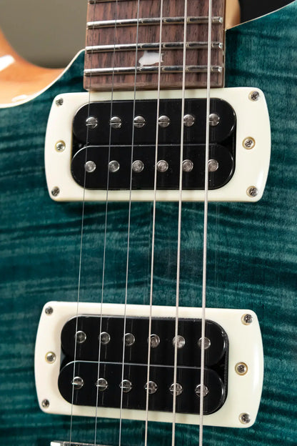 PRS SE Custom 24 Left-Handed Electric Guitar - Slate Blue with Gig Bag