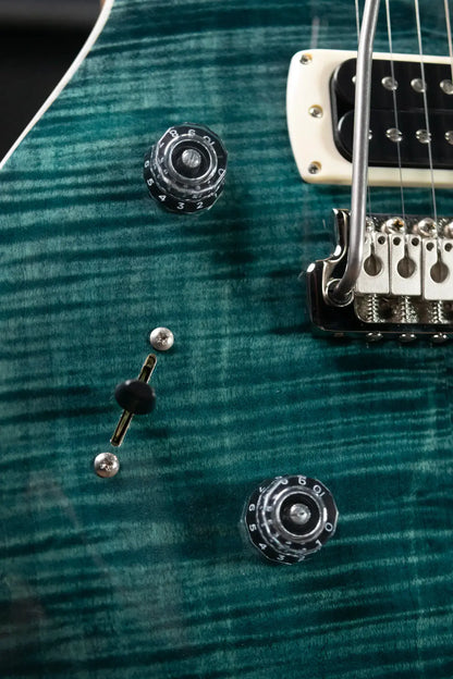 PRS SE Custom 24 Left-Handed Electric Guitar - Slate Blue with Gig Bag