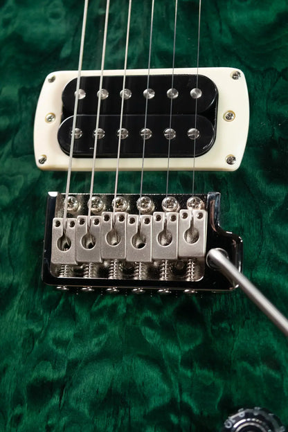 PRS SE Custom 24 Quilt Package Electric Guitar - Teal Black with Gig Bag