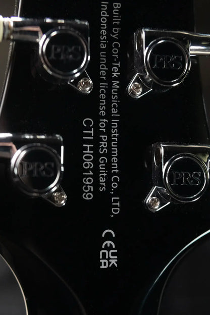 PRS SE Custom 24 Quilt Package Electric Guitar - Teal Black with Gig Bag