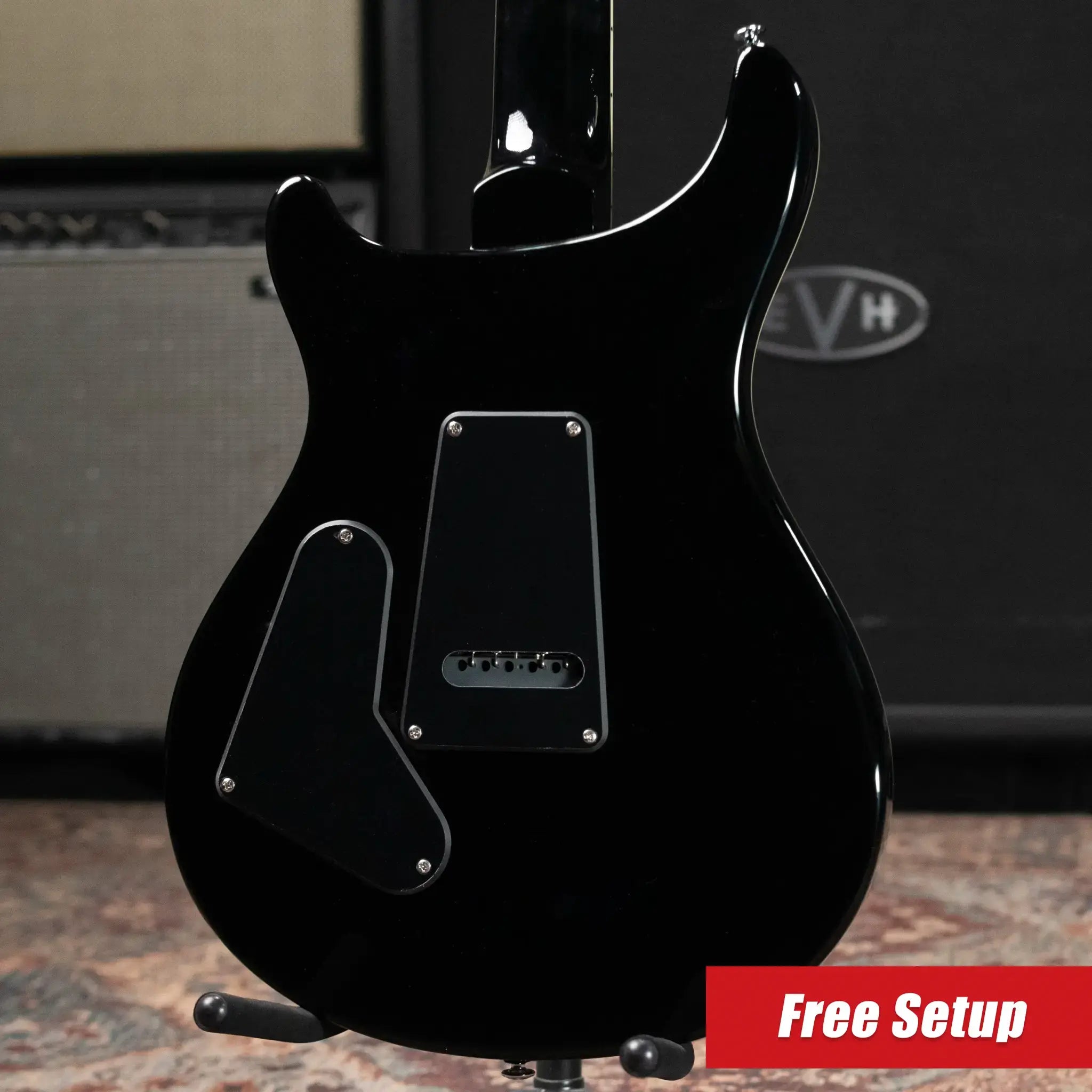 PRS SE Custom 24 Quilt Package Electric Guitar - Teal Black with Gig Bag