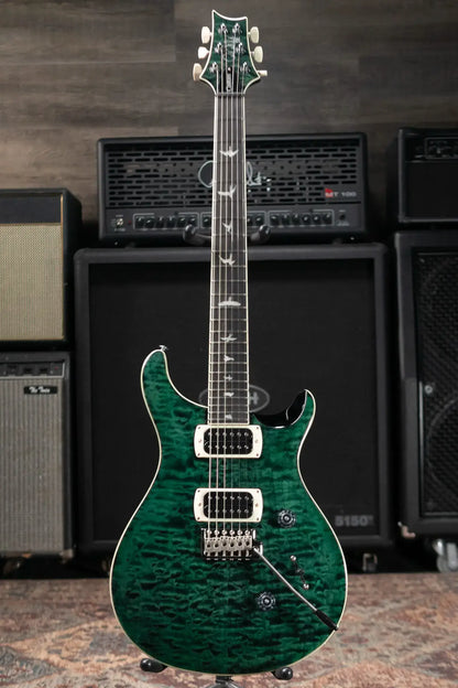 PRS SE Custom 24 Quilt Package Electric Guitar - Teal Black with Gig Bag