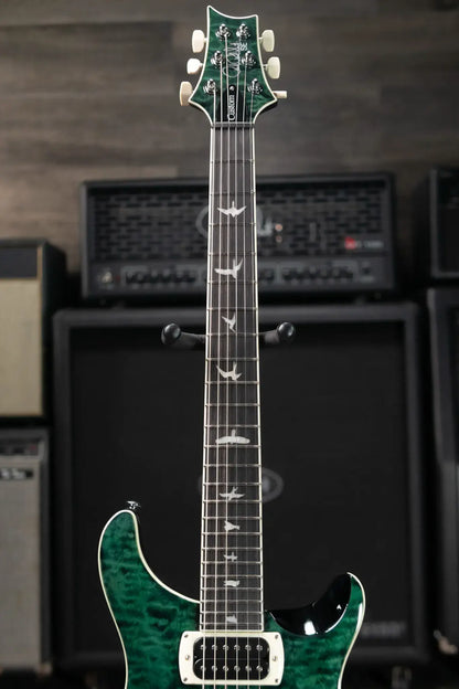 PRS SE Custom 24 Quilt Package Electric Guitar - Teal Black with Gig Bag
