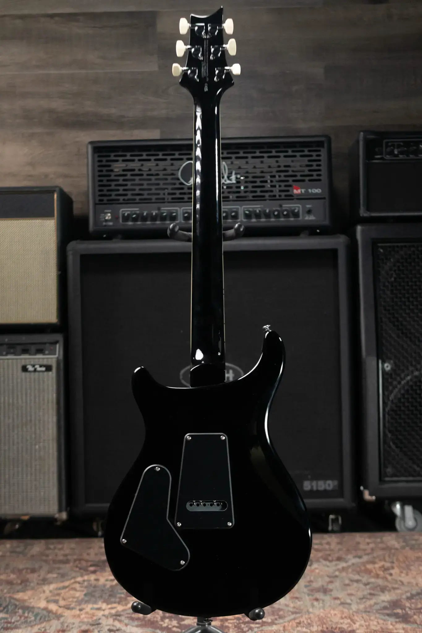 PRS SE Custom 24 Quilt Package Electric Guitar - Teal Black with Gig Bag