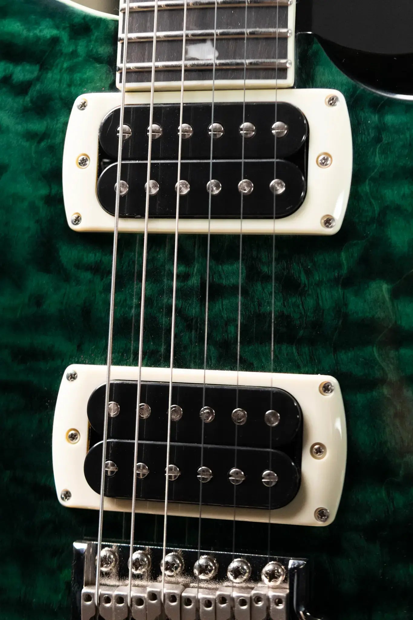 PRS SE Custom 24 Quilt Package Electric Guitar - Teal Black with Gig Bag