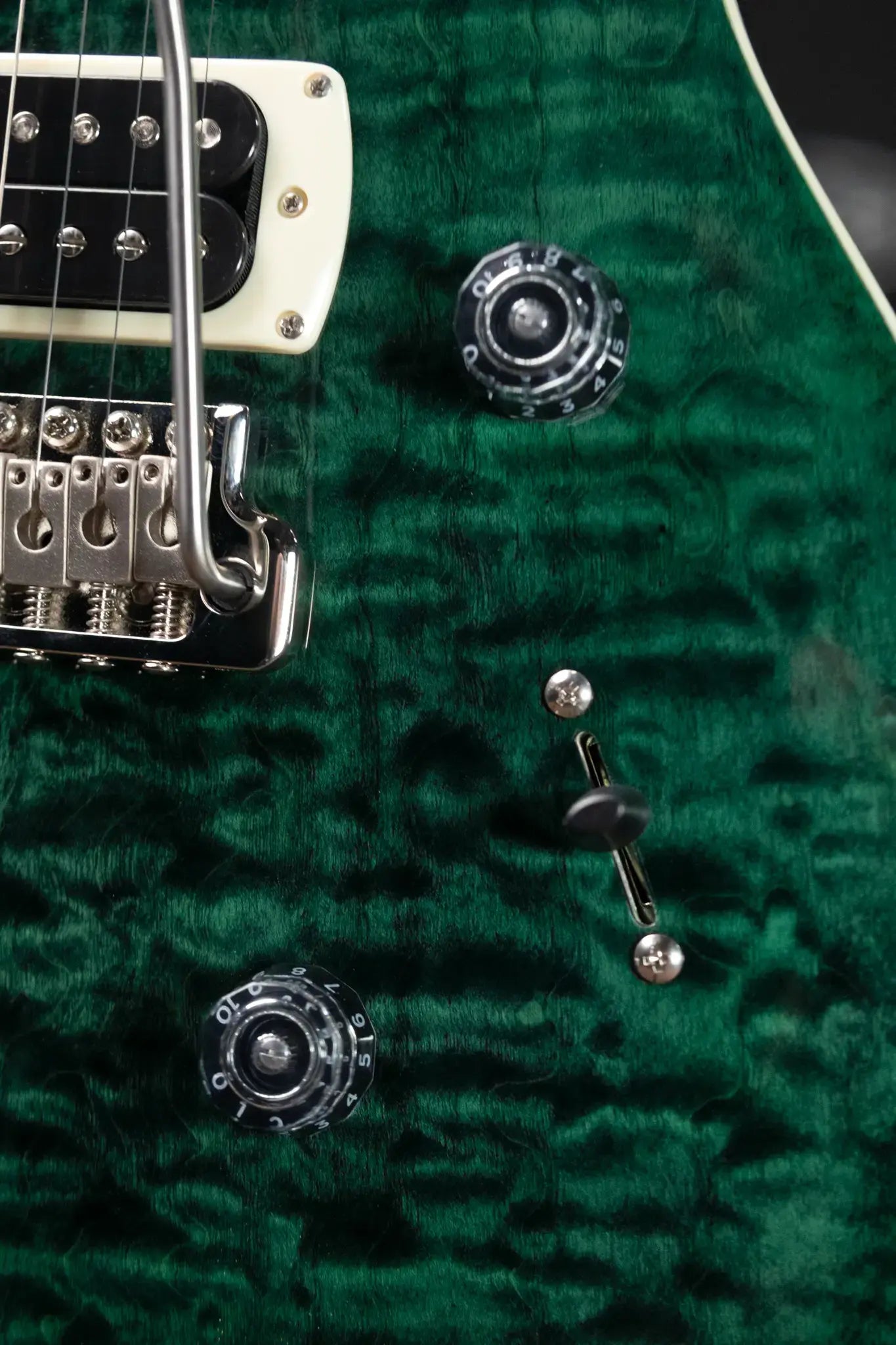 PRS SE Custom 24 Quilt Package Electric Guitar - Teal Black with Gig Bag