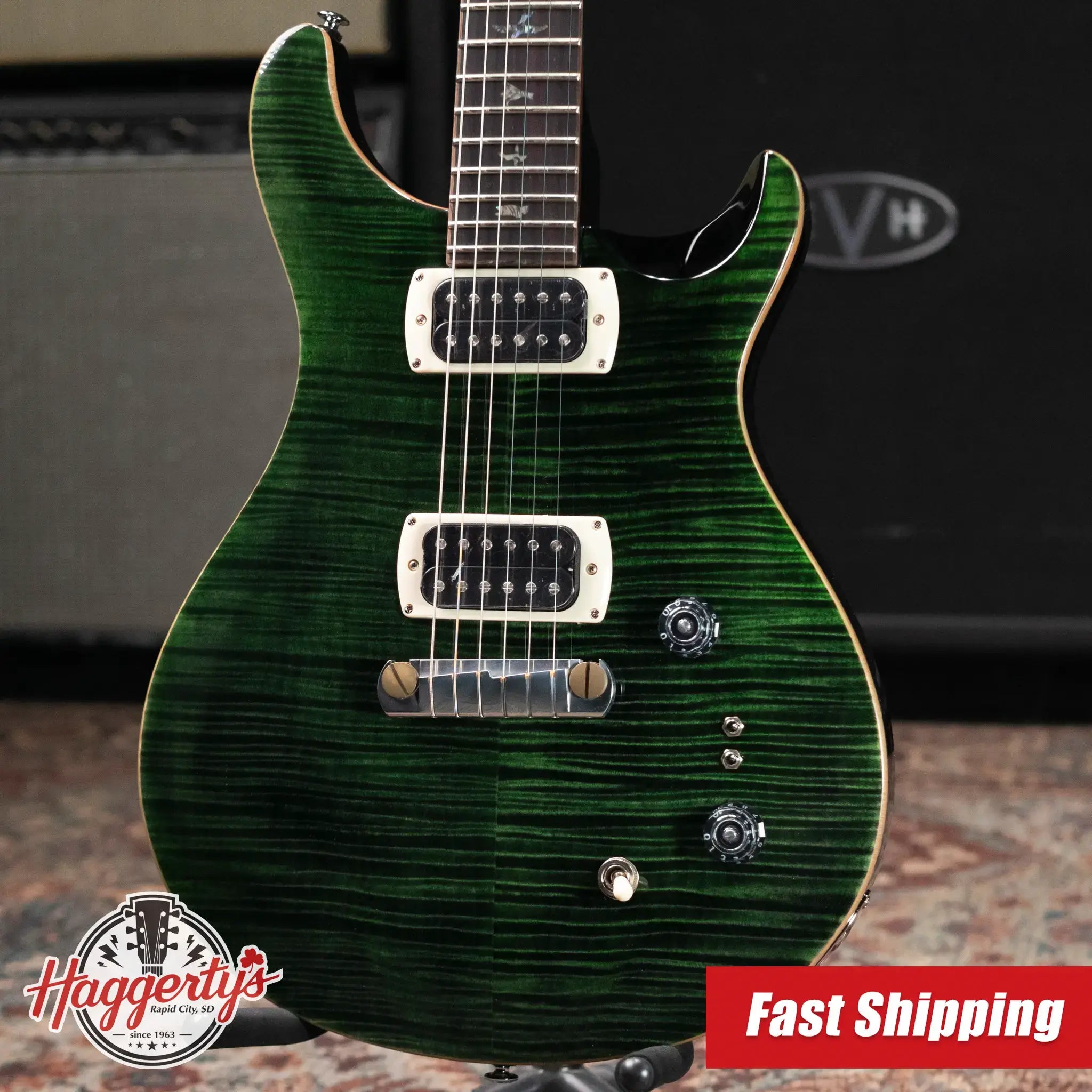 PRS SE Paul's Guitar Electric Guitar - Teal Black with Gig Bag