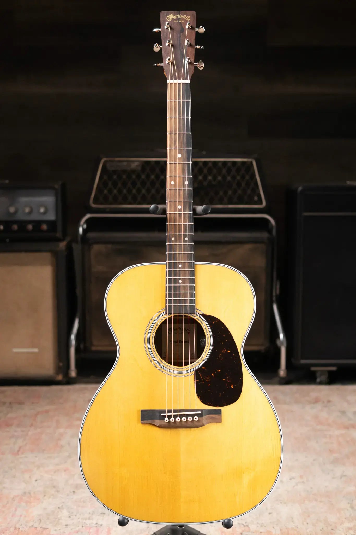 Martin 000-13E Retro Acoustic/Electric Guitar - Spruce/Walnut with Gig Bag