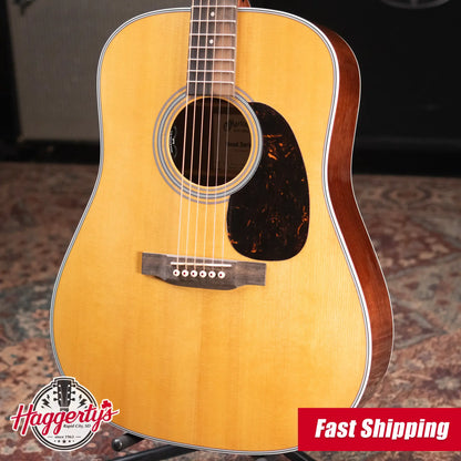 Martin D-13E Retro Dreadnought Acoustic/Electric Guitar - Spruce/Walnut with Gig Bag