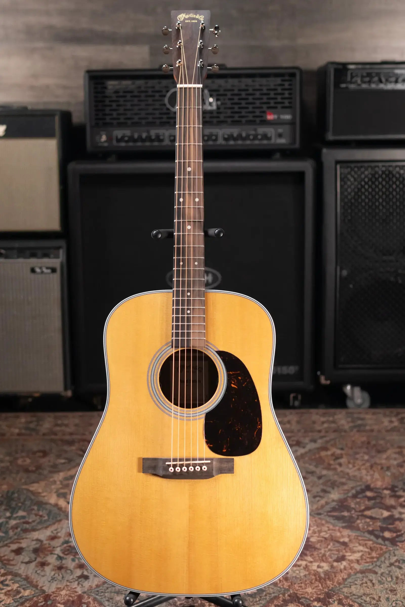 Martin D-13E Retro Dreadnought Acoustic/Electric Guitar - Spruce/Walnut with Gig Bag