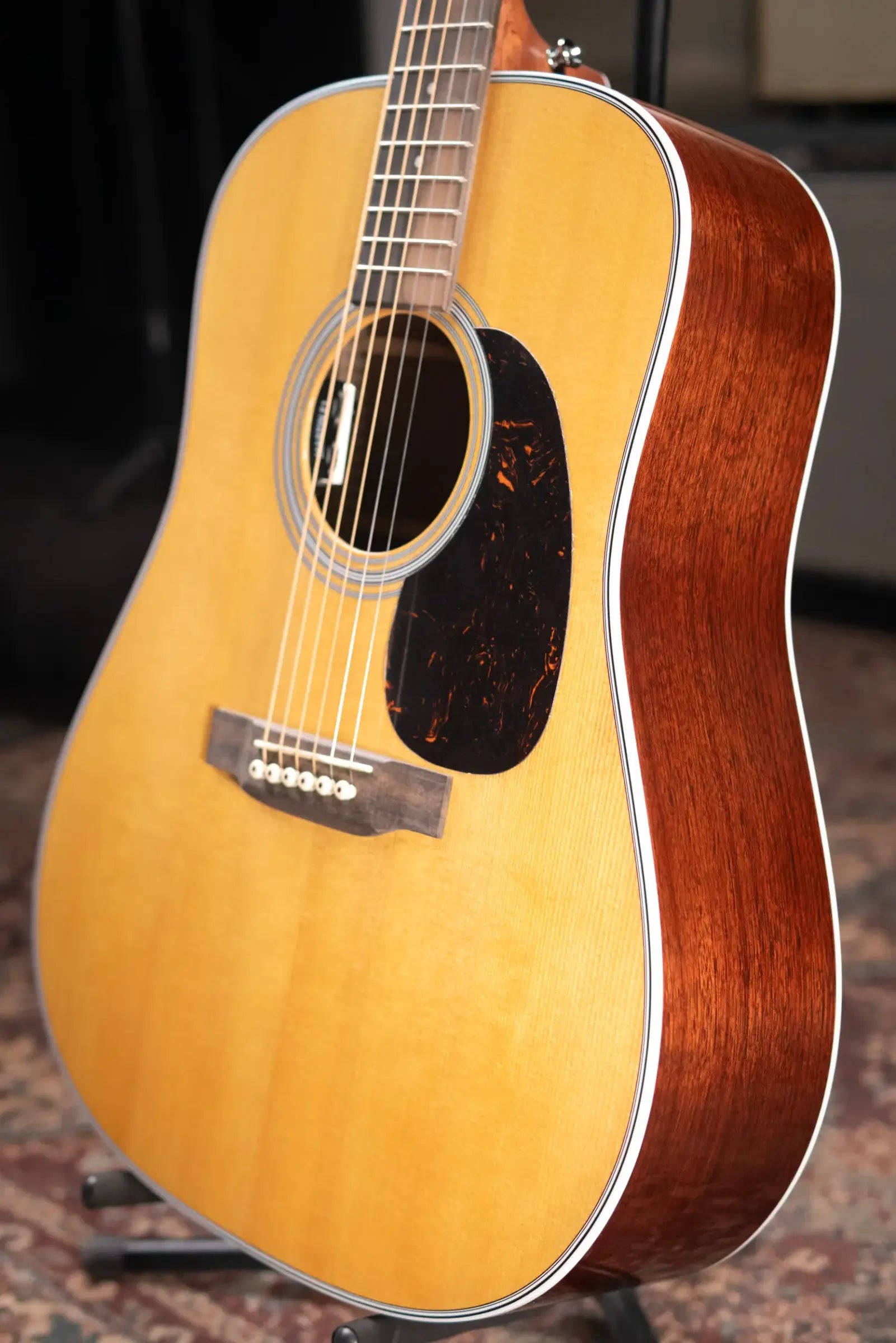 Martin D-13E Retro Dreadnought Acoustic/Electric Guitar - Spruce/Walnut with Gig Bag