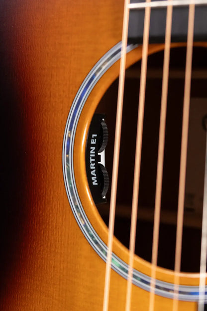 Martin OMC-10E Modern Acoustic/Electric Guitar - 1935 Sunburst with Gig Bag