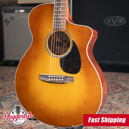 Martin SC-13E Modern Mezcal Burst Acoustic/Electric Guitar - Spruce Burst/Koa with Gig Bag