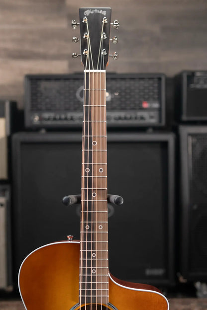 Martin SC-13E Modern Mezcal Burst Acoustic/Electric Guitar - Spruce Burst/Koa with Gig Bag